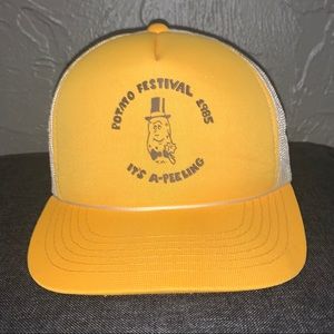 Vintage Potato Festival 1985 Mesh Trucker Hat